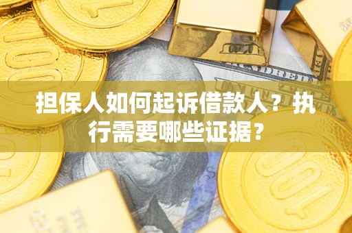 济南担保人如何起诉借款人？执行需要哪些证据？