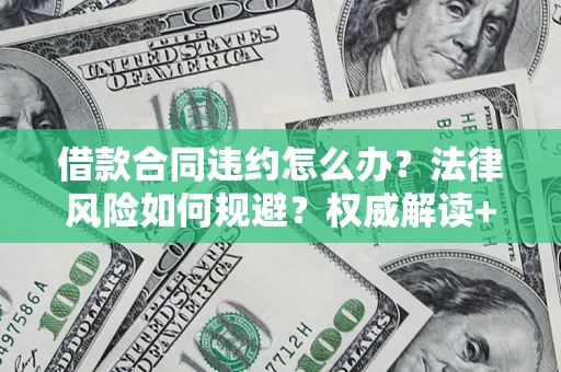 济南借款合同违约怎么办？法律风险如何规避？权威解读+实用指南