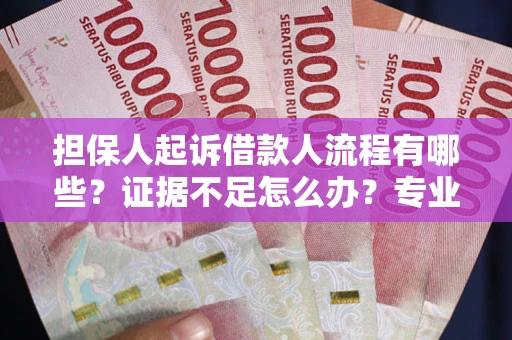 济南担保人起诉借款人流程有哪些？证据不足怎么办？专业律师解答