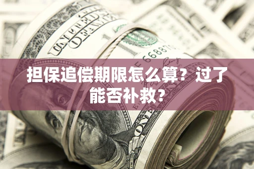 济南担保追偿期限怎么算？过了能否补救？
